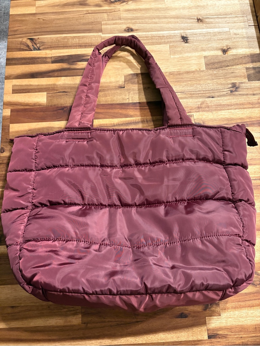 Splits59 Quilted Tote in Burgundy